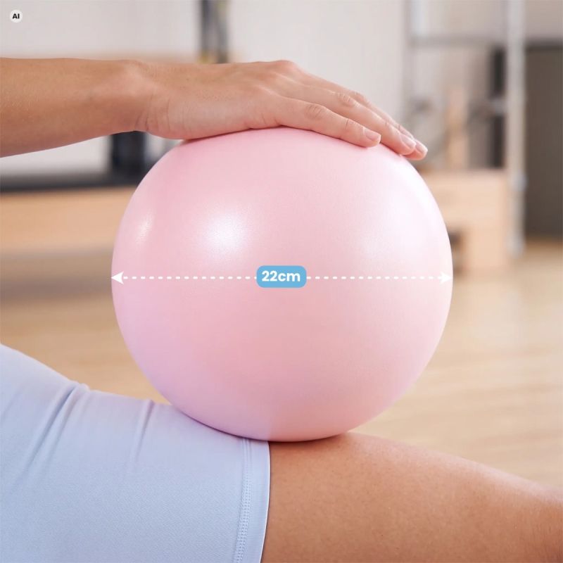 Spokey AURA pilates labda, 22 cm. PVC anyag. 13. gyári termékfotó.