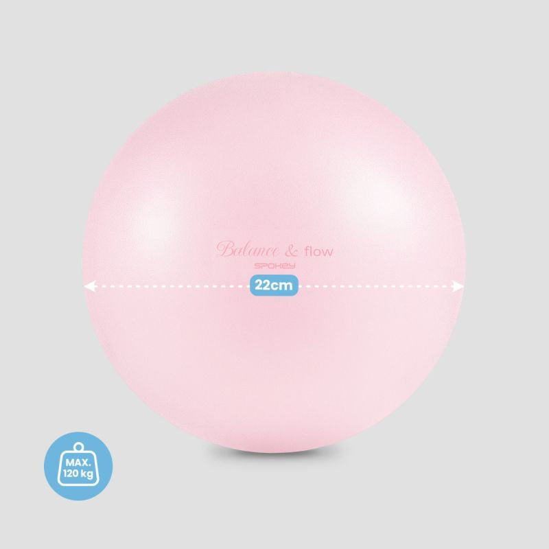 Spokey AURA pilates labda, 22 cm. PVC anyag. 16. gyári termékfotó.