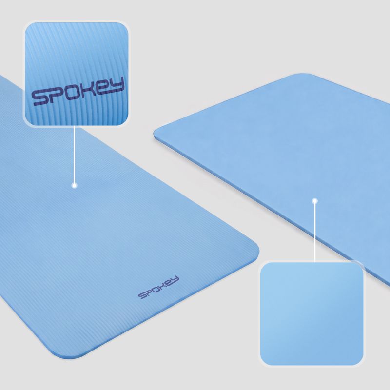 Spokey SOFTMAT NBR fitneszszőnyeg, 183 × 61 cm, 10 mm. NBR anyag. 9. gyári termékfotó.