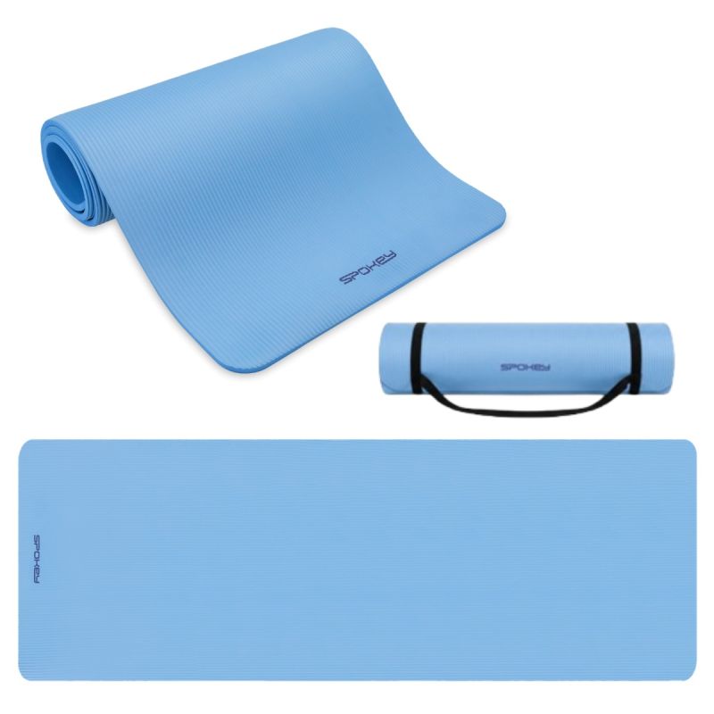 Spokey SOFTMAT NBR fitneszszőnyeg, 183 × 61 cm, 10 mm. NBR anyag. 14. gyári termékfotó.