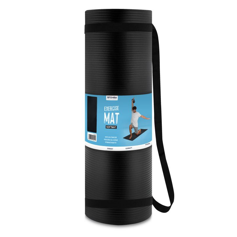 Spokey SOFTMAT NBR fitneszszőnyeg, 183 × 61 cm, 10 mm. NBR anyag. 26. gyári termékfotó.