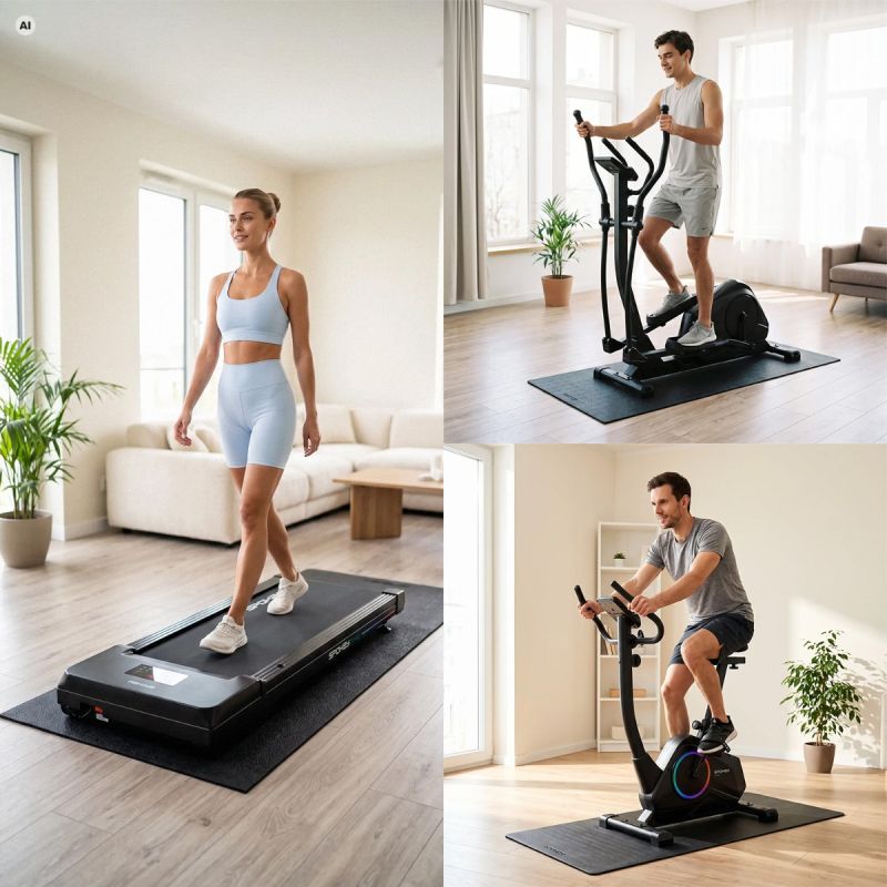 Spokey EQUI MAT gépalátét, 170 × 80 cm, gyári termékkép.