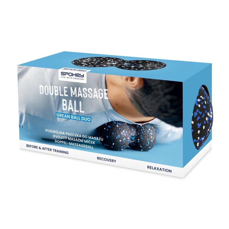 Spokey GREAN BALL DUO dupla masszázslabda, gyári termékkép.