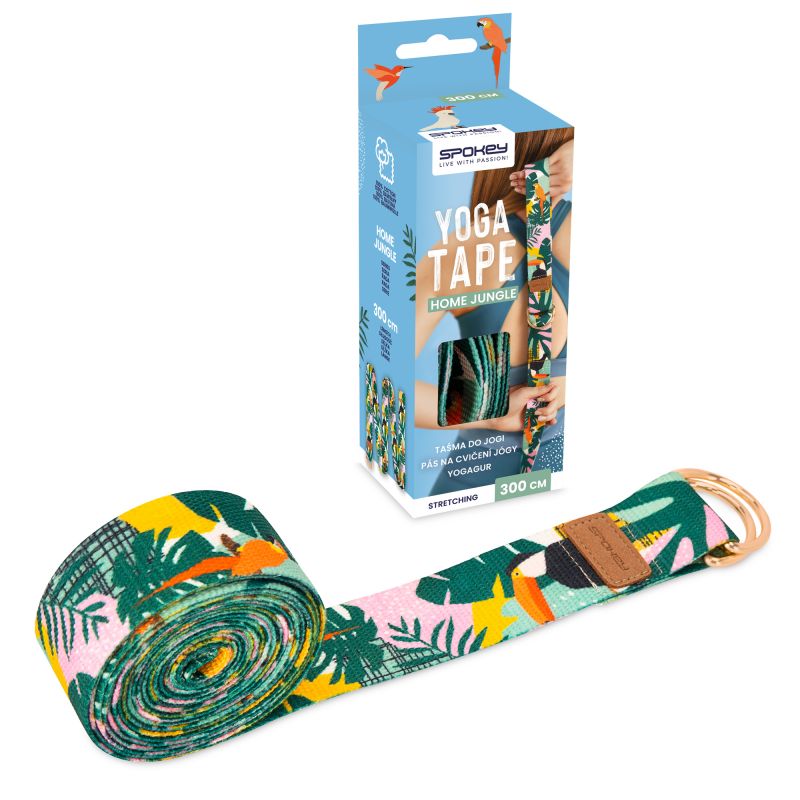 Spokey HOME JUNGLE pamut jógapánt. Pamutanyag. 10. gyári termékfotó.