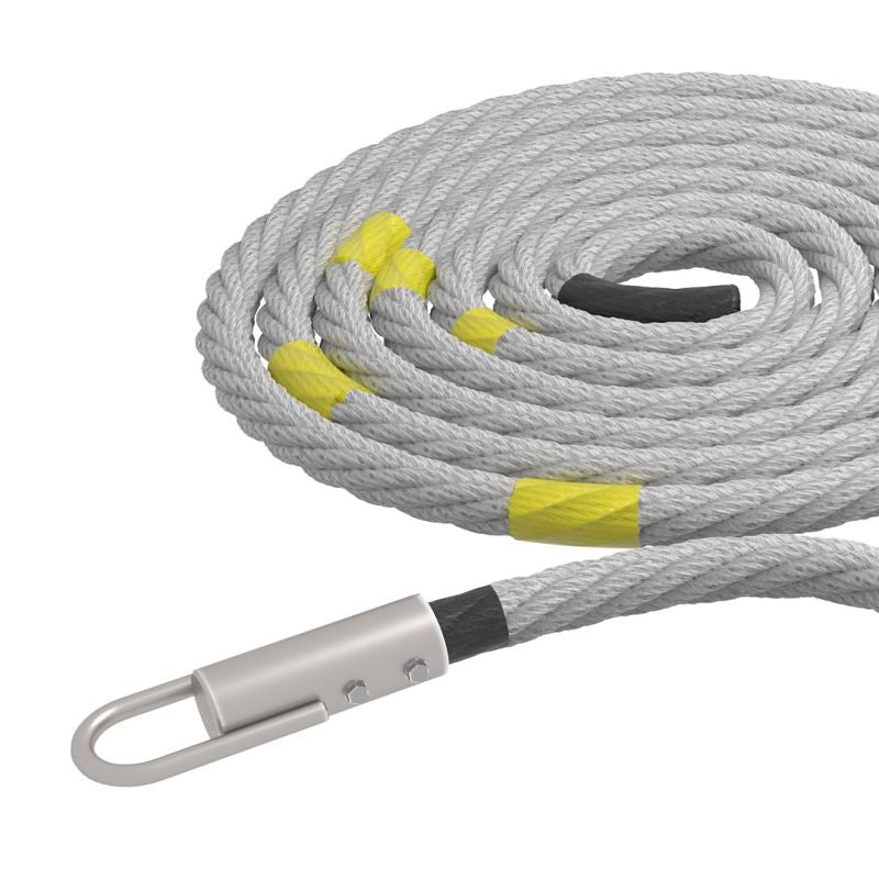 Tiguar battle rope edzőkötél, 15 m. Fogóvégekkel ellátott kötél funkcionális kötélgyakorlatokhoz. 4. gyári termékfotó.