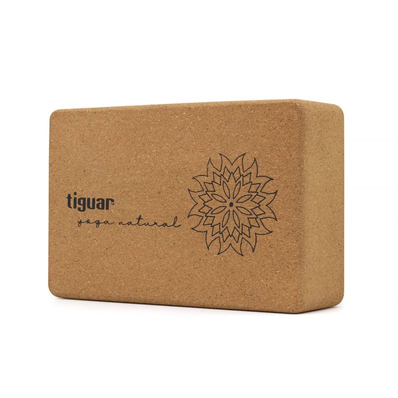 Tiguar TI-J0003 parafa jógatégla. Természetes parafa. 2. gyári termékfotó.