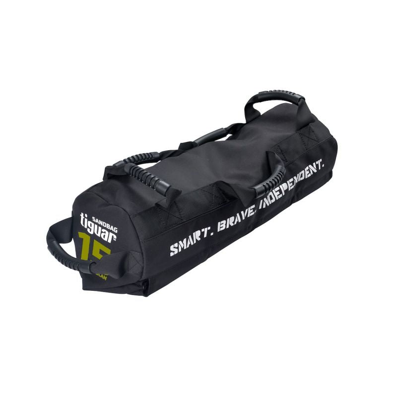 Tiguar 4Race sandbag edzőzsák. Fogantyúkkal kialakított edzőzsák emelő és cipelő gyakorlatokhoz. 2. gyári termékfotó.