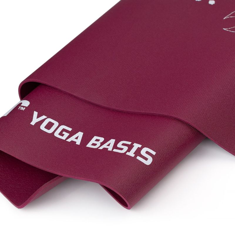 Tiguar Yoga Basis jógaszőnyeg. Gumi és PVC keverék. 20. gyári termékfotó.