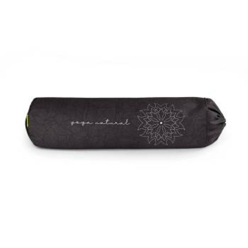Tiguar grafitszürke jóga bolster párna, 66 × 19 cm. Organikus pamuthuzat. 1. gyári termékfotó.