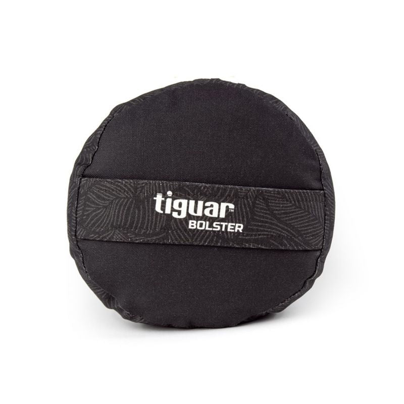 Tiguar grafitszürke jóga bolster párna, 66 × 19 cm. Organikus pamuthuzat. 3. gyári termékfotó.