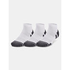 Under Armour 1379504-100 3-pack zokni, fehér, gyári termékkép.