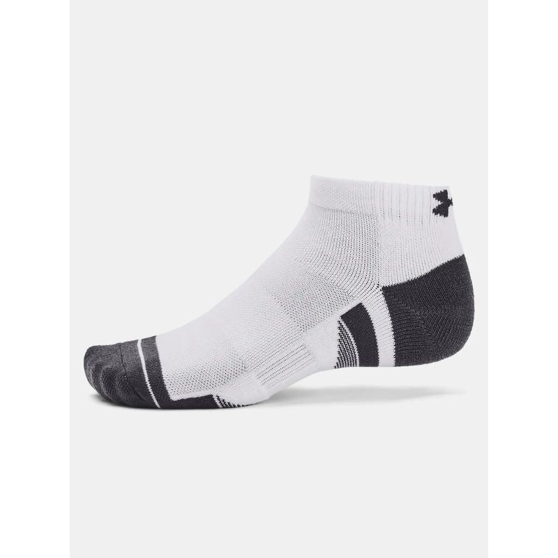Under Armour 1379504-100 3-pack zokni, fehér, gyári termékkép.