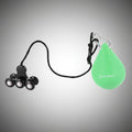 Adjustable fitness hoop with heavy counterweight