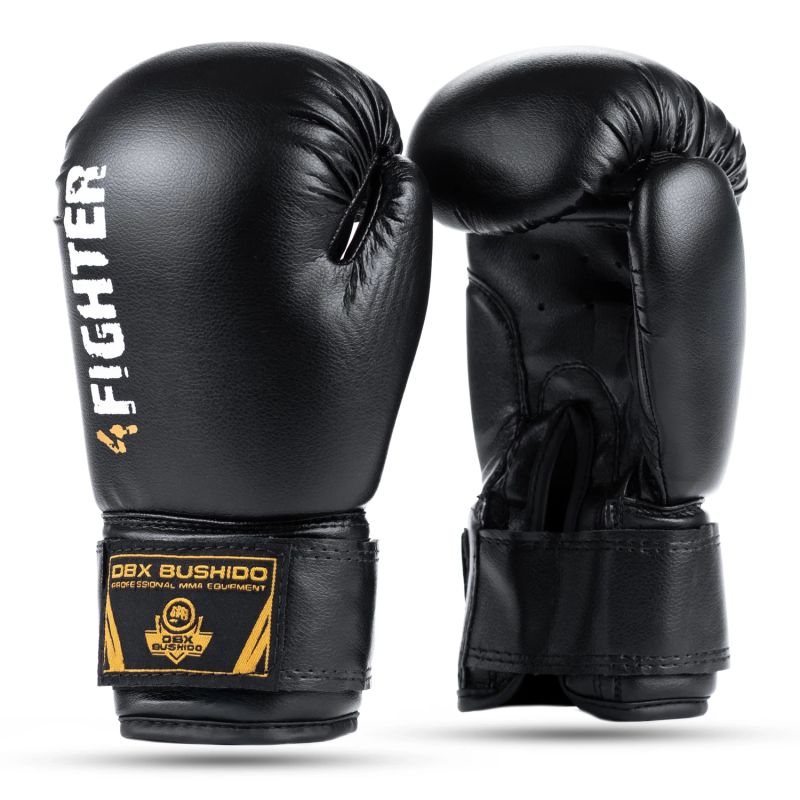 DBX Bushido 4Fighter gyermek boxkesztyű, fekete, 6 oz – termékfotó 1