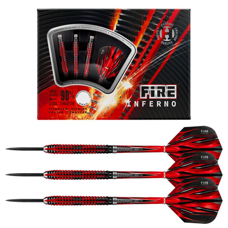 Harrows Fire Inferno Steeltip nyílkeszlet