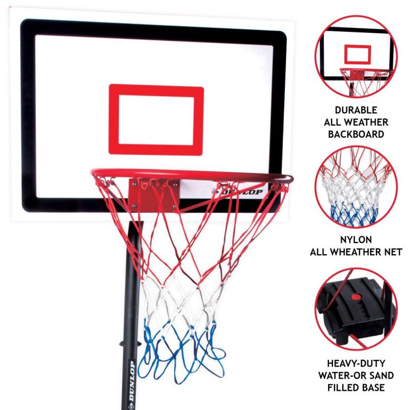 Dunlop állítható kosárlabdakészlet, 1,65–2,05 m – termékfotó 5