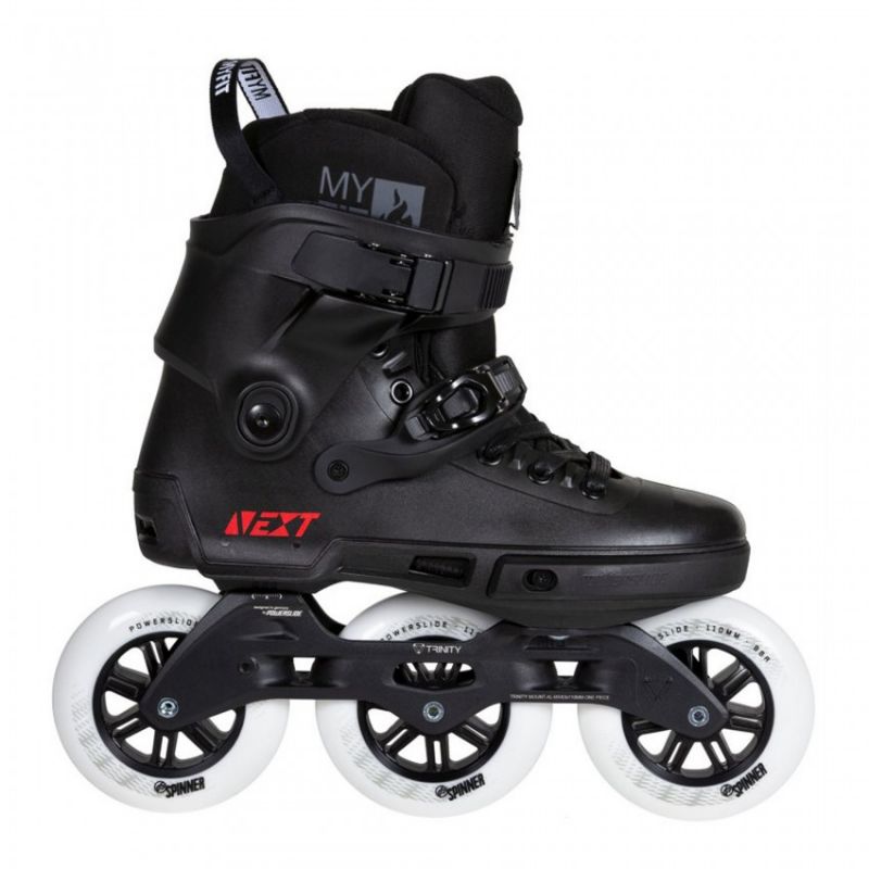 Powerslide Next Core 110 fekete városi inline görkorcsolya, termékfotó