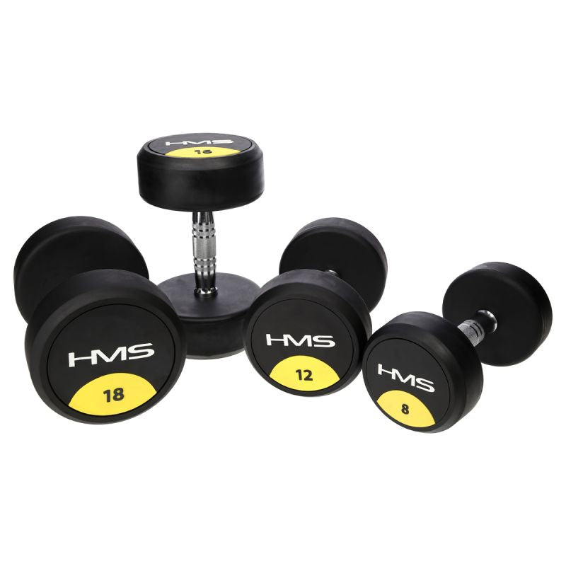 HMS HG PRO gumibevonatú kézisúlyzó, 9 kg – termékfotó 6
