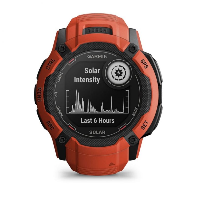 Garmin Instinct 2X SOLAR sportóra – Piros