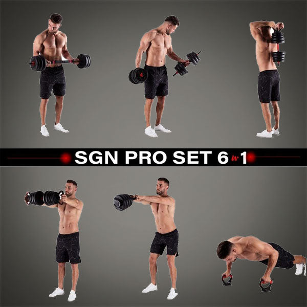 Moduláris súlyzókészlet hordtáskával – 30 kg