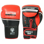 Masters RBT-LF boxkesztyű, 14 oz, fekete–piros – termékfotó 1