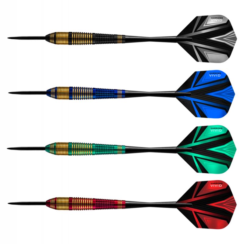 Harrows Vivid Steeltip nyílkeszlet dobozban