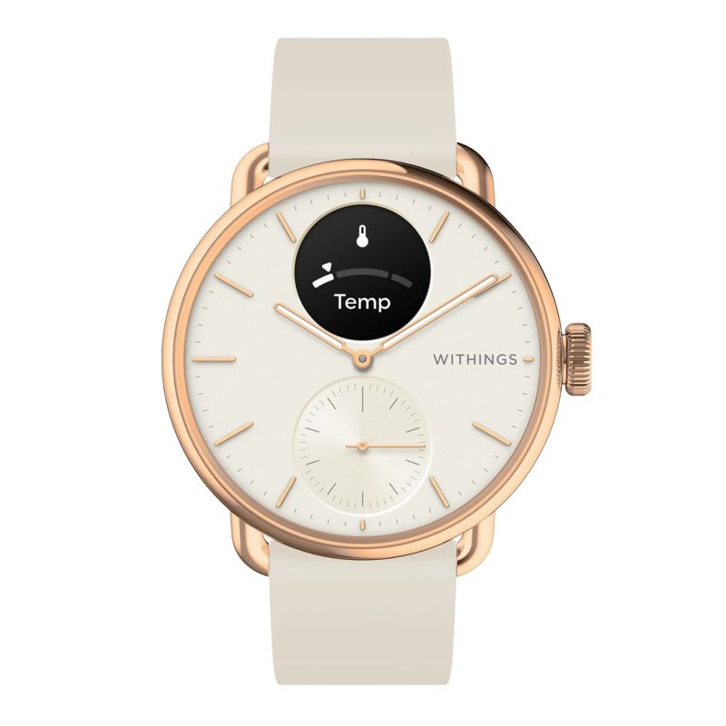 Withings ScanWatch 2 hibrid okosóra – Rose Gold / Sand