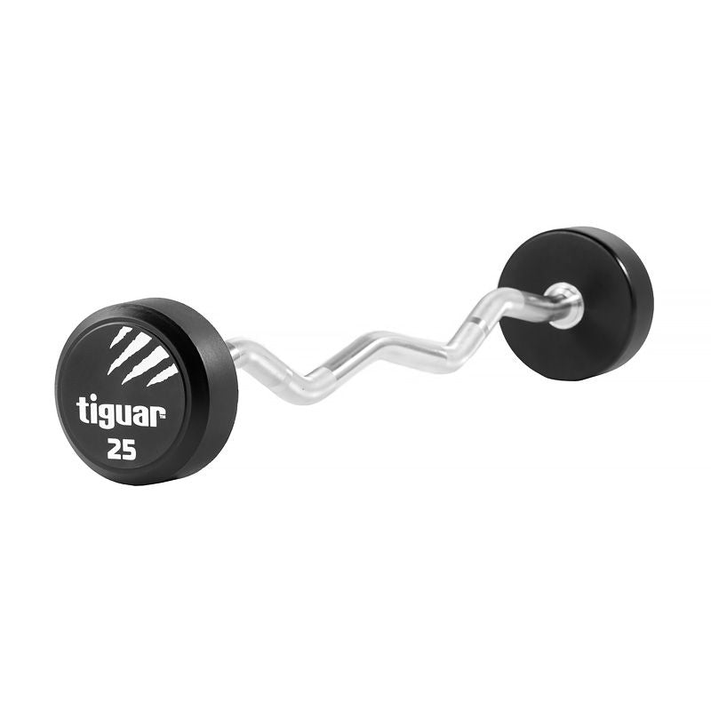 Tiguar PU hajlított fix súlyzó, 25 kg - fő termékfotó