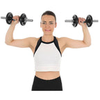 Enero Fit öntöttvas kézisúlyzókészlet, 2 × 9,5 kg – termékfotó 6