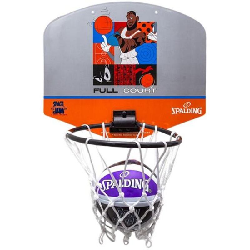 Spalding Space Jam 79007Z mini palánk, szürke–narancs – termékfotó 1