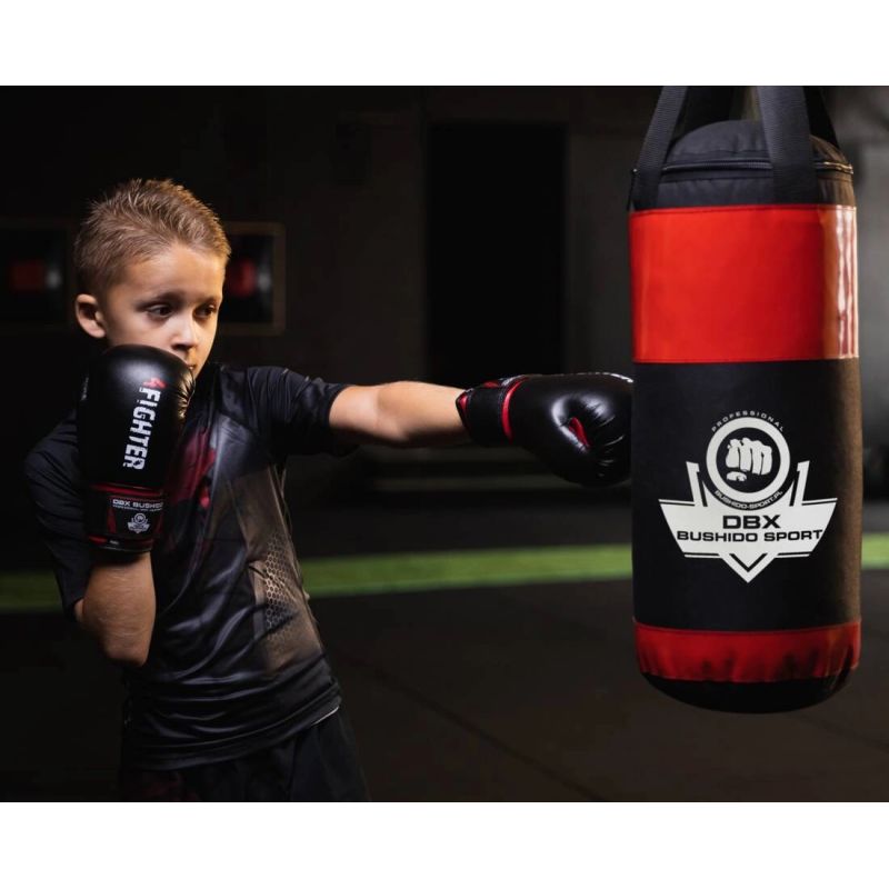 DBX Bushido 4Fighter gyermek boxkesztyű, piros, 6 oz – termékfotó 3