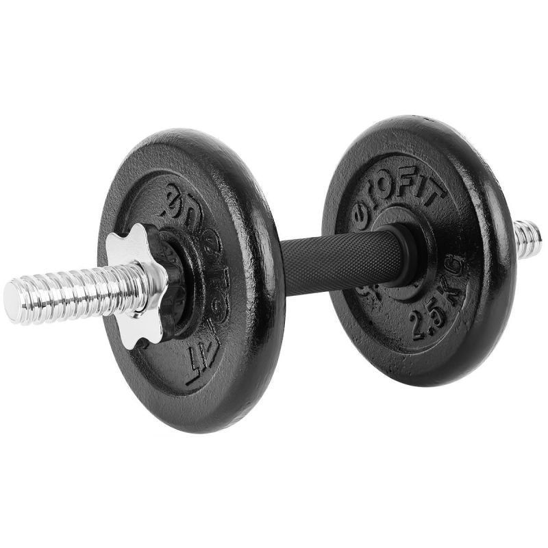 Enero Fit öntöttvas kézisúlyzókészlet, 2 × 9,5 kg – termékfotó 14