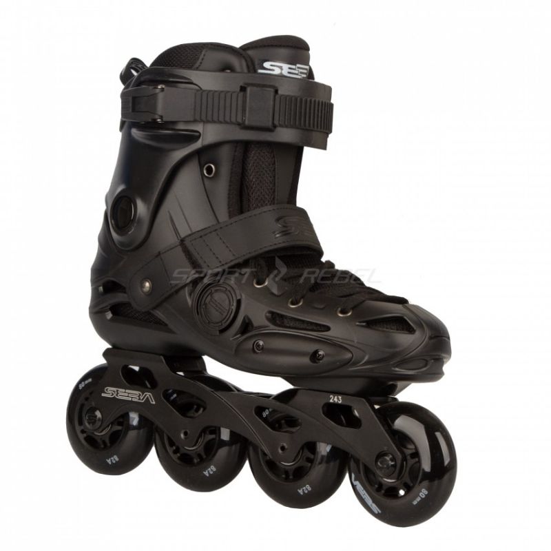 SEBA E3 80 freeride korcsolya X2R vázzal, másik nézet