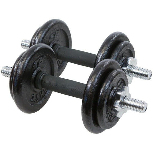 Enero Fit öntöttvas kézisúlyzókészlet, 2 × 9,5 kg – fő termékfotó