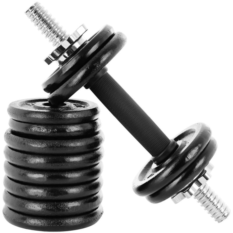 Enero Fit öntöttvas kézisúlyzókészlet, 2 × 7,5 kg – termékfotó 11
