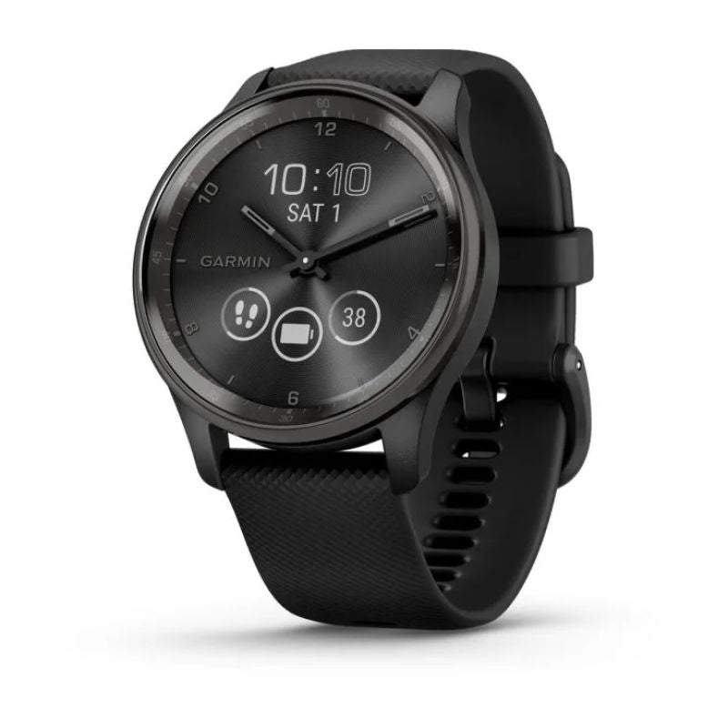 Garmin Vivomove Trend hibrid okosóra – Fekete
