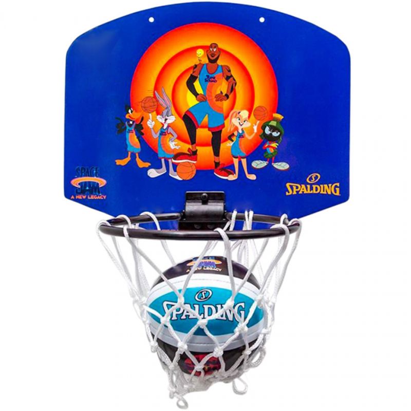 Spalding Space Jam 79005Z mini palánk, lila–narancs – termékfotó 1