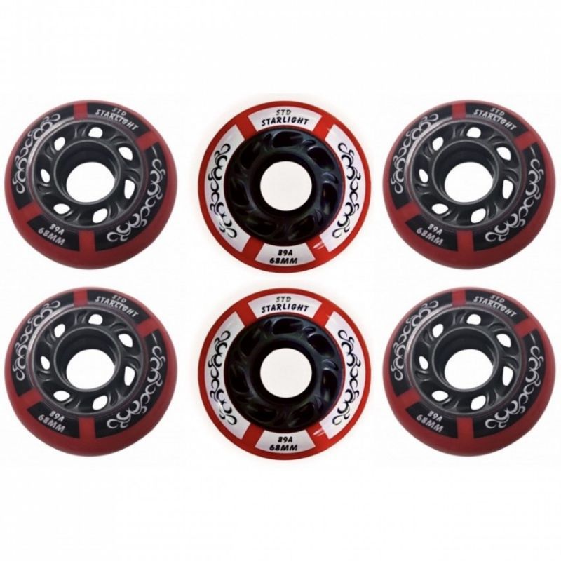 STD Starlight 68 mm-es műkorcsolya kerékkészlet, termékfotó