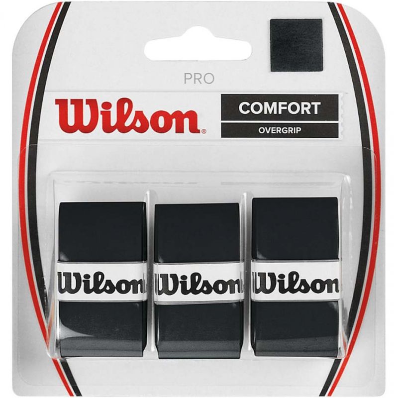 Wilson Pro Comfort WRZ4014BK overgrip, fekete, 3 darab – termékfotó 1