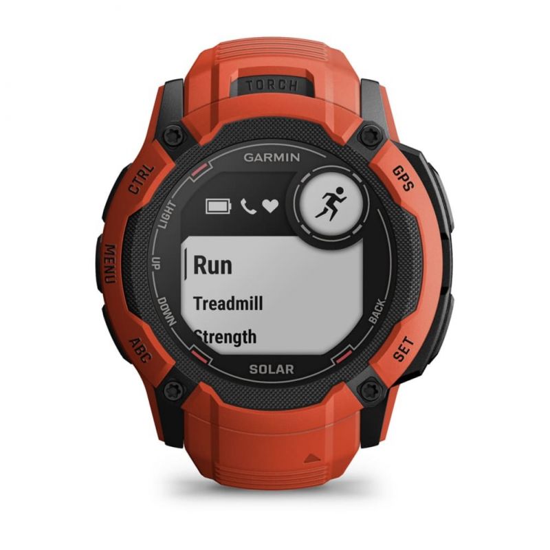 Garmin Instinct 2X SOLAR sportóra – Piros