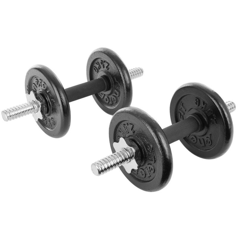 Enero Fit öntöttvas kézisúlyzókészlet, 2 × 9,5 kg – termékfotó 13