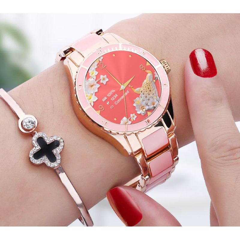 Rubicon RNCE82 női okosóra – Pink – 5. termékfotó