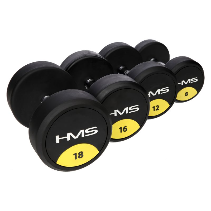 HMS HG PRO gumibevonatú kézisúlyzó, 9 kg – termékfotó 5