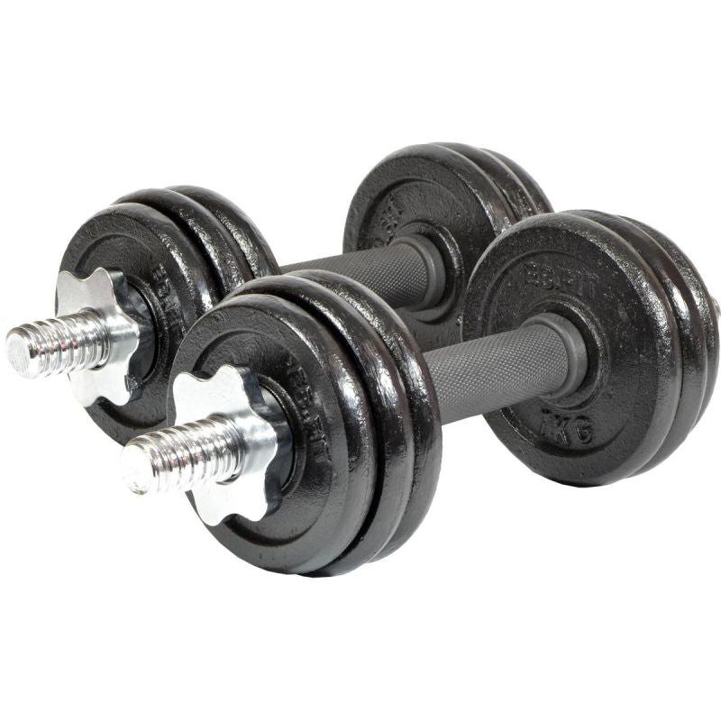Enero Fit öntöttvas kézisúlyzókészlet, 2 × 7,5 kg – termékfotó 2