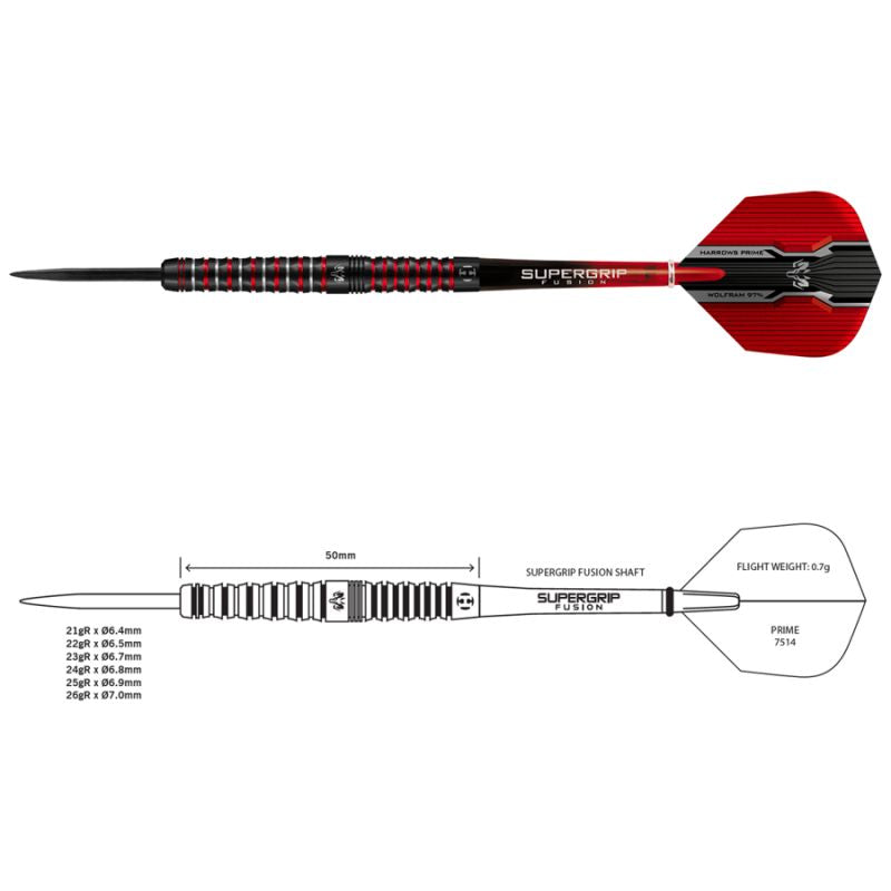 Harrows Tungsten Infinity nyílkeszlet részletei