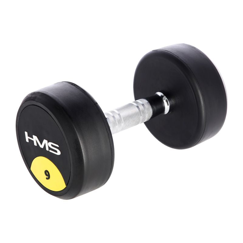 HMS HG PRO gumibevonatú kézisúlyzó, 9 kg – termékfotó 2