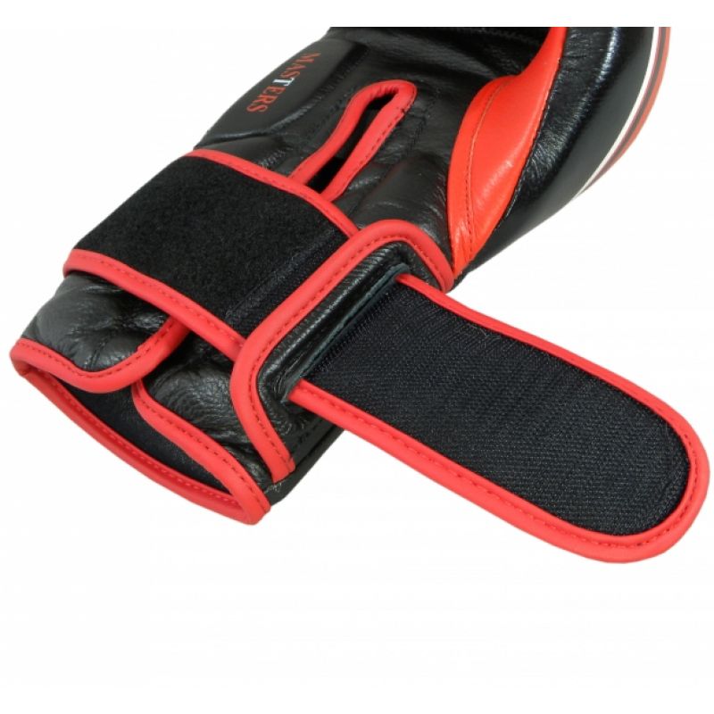 Masters RBT-LF boxkesztyű, 14 oz, fekete–piros – termékfotó 11