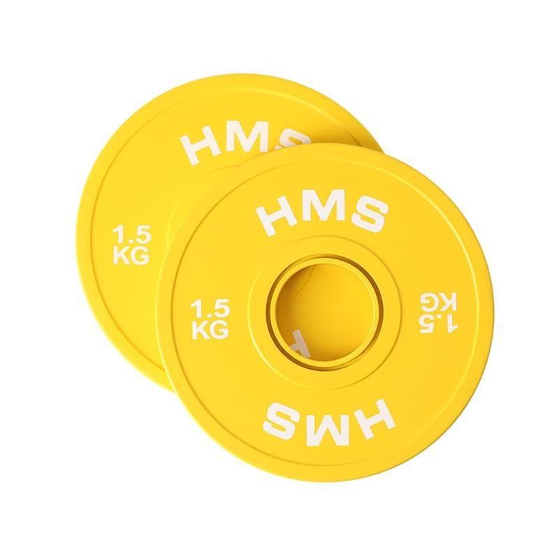 HMS CBRS15 olimpiai tárcsapár, 2 x 1,5 kg, sárga - fő termékfotó