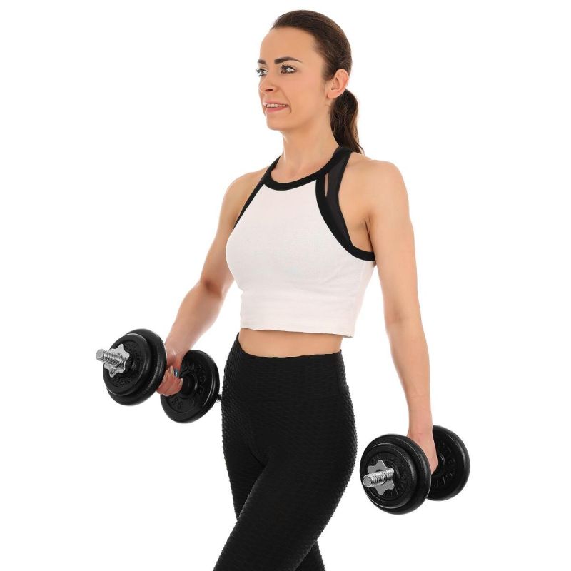 Enero Fit öntöttvas kézisúlyzókészlet, 2 × 7,5 kg – termékfotó 4