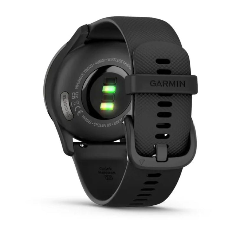 Garmin Vivomove Trend hibrid okosóra – Fekete – 5. termékfotó